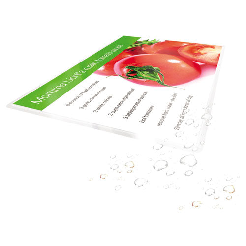 Image of GBC® 3202002CF Ultraclear Thermal Laminating Pouches, 5 Mil, 5.5" X 3.5", Gloss Clear, 25/pack