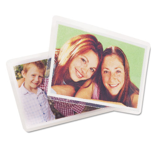 Image of GBC® 3202002CF Ultraclear Thermal Laminating Pouches, 5 Mil, 5.5" X 3.5", Gloss Clear, 25/pack
