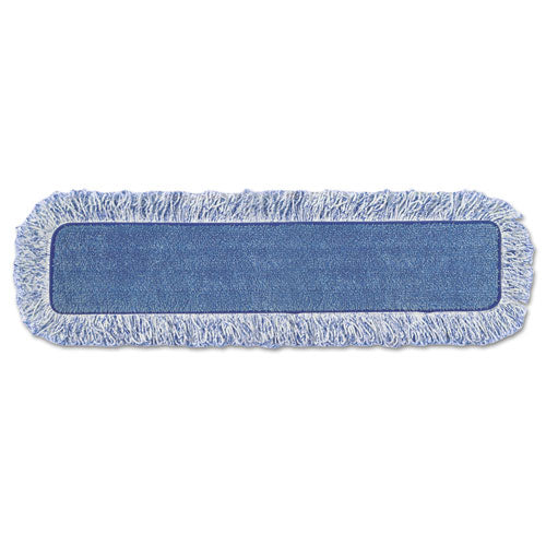 Image of Rubbermaid® Commercial FGQ41600BL00 High Absorbency Mop Pad, Nylon/polyester Microfiber, 18" Long, Blue