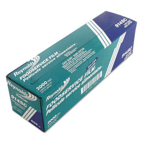 Image of Reynolds Wrap® 914SC PVC Food Wrap Film Roll in Easy Glide Cutter Box, 18" x 2,000 ft