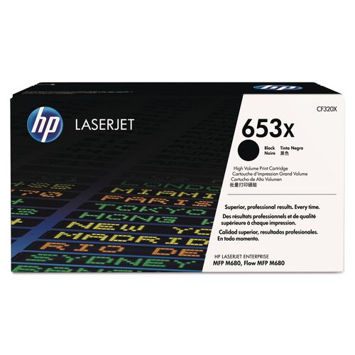 Image of HP CF320X HP 653x, (cf320x) High-Yield Black Original Laserjet Toner Cartridge