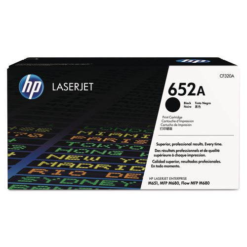 Image of HP CF320A HP 652a, (cf320a) Black Original Laserjet Toner Cartridge