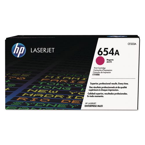 Image of HP CF333A HP 654a, (cf333a) Magenta Original Laserjet Toner Cartridge