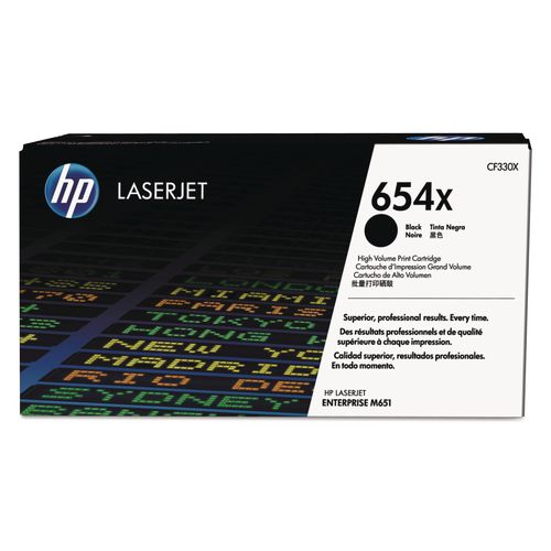 Image of HP CF330X HP 654x, (cf330x) High-Yield Black Original Laserjet Toner Cartridge