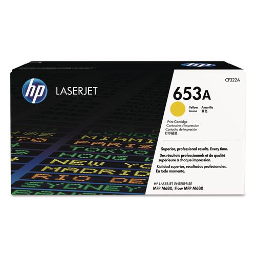 Image of HP CF322A HP 653a, (cf322a) Yellow Original Laserjet Toner Cartridge