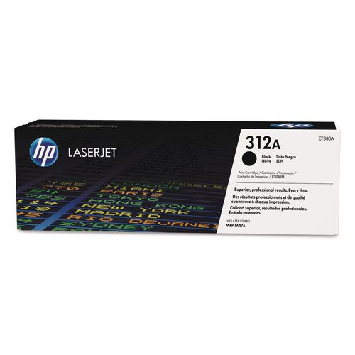 Image of HP CF380A HP 312a, (cf380a) Black Original Laserjet Toner Cartridge