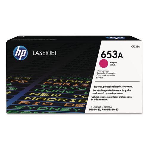 Image of HP CF323A HP 653a, (cf323a) Magenta Original Laserjet Toner Cartridge