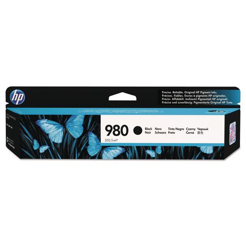 Image of HP D8J10A HP 980, (d8j10a) Black Original Ink Cartridge