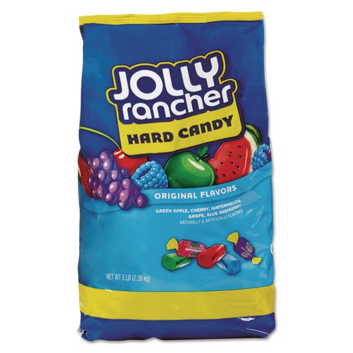 Image of Jolly Rancher® HEC15680 Original Hard Candy, Assorted Fruit Flavors, 5 Lb Bag