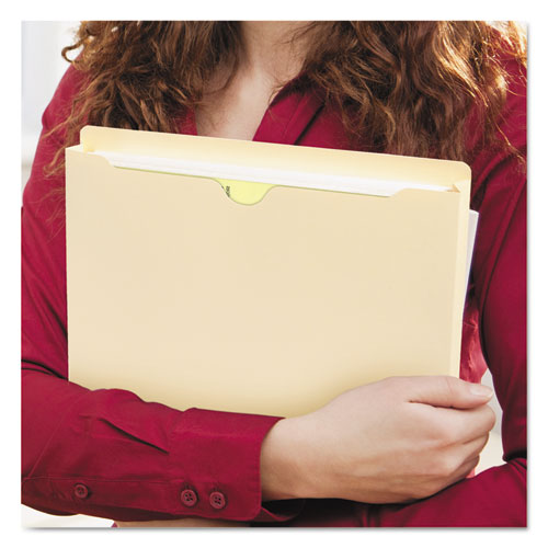 Image of Smead 76470 Manila File Jackets, 1-Ply Straight Tab, Legal Size, Manila, 50/box