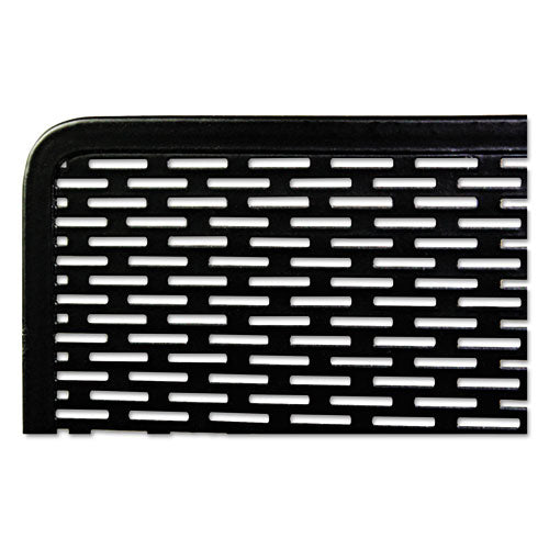 Image of Artistic® ART20009 Urban Collection Punched Metal File Sorter, 3 Sections, Letter Size Files, 8" X 8" X 7.25", Black