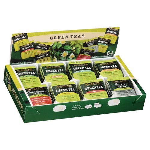 Image of Bigelow® RCB30568CT Green Tea Assortment, Tea Bags, 64/box, 6 Boxes/carton