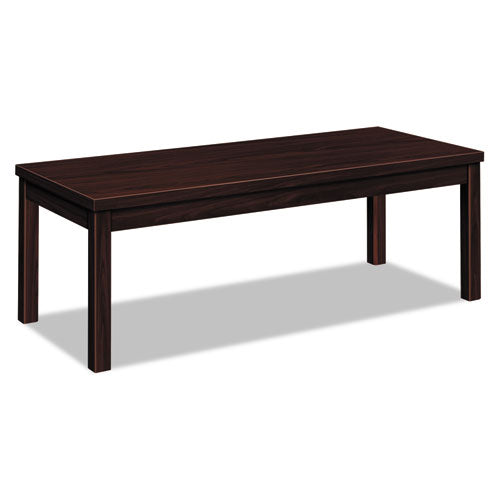 Image of HON® H80191.NN Laminate Occasional Table, Rectangular, 48w X 20d X 16h, Mahogany