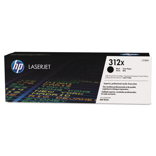 Image of HP CF380X HP 312x, (cf380x) High-Yield Black Original Laserjet Toner Cartridge