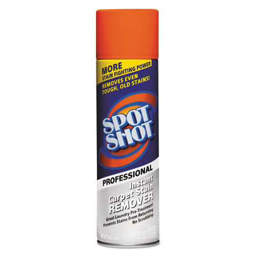 Image of WD-40® 009934 Spot Shot Professional Instant Carpet Stain Remover, 18 Oz Aerosol Spray, 12/carton