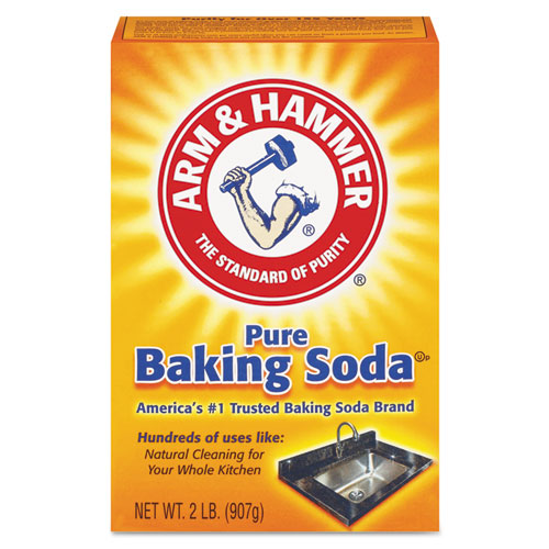 Image of Arm & Hammer 33200-01140 Baking Soda, 2 Lb Box, 12/carton
