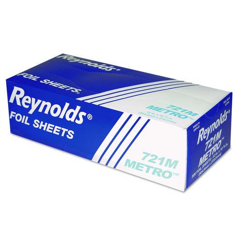 Image of Reynolds Wrap® 721M Metro Pop-Up Aluminum Foil Sheets, 10.75 x 12, 500/Box, 6 Boxes/Carton