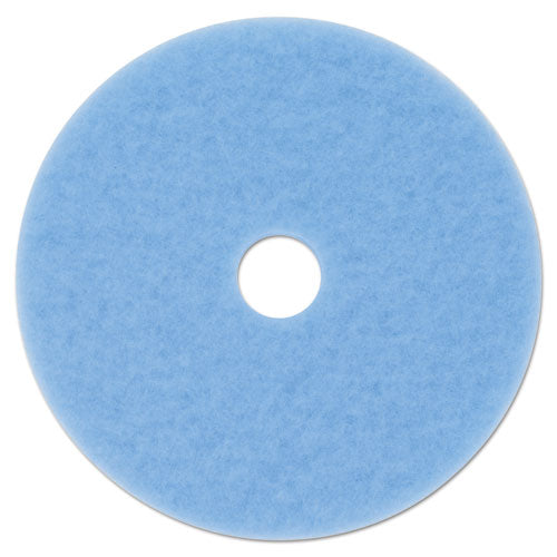 Image of 3M 3050-20 Hi-Performance Burnish Pad 3050, 20" Diameter, Sky Blue, 5/carton