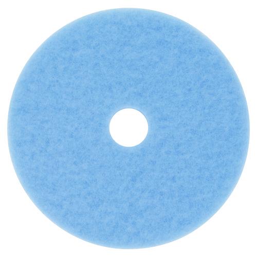 Image of 3M 305027 Hi-Performance Burnish Pad 3050, 27" Diameter, Sky Blue, 5/carton