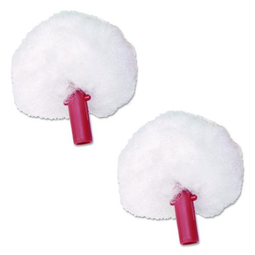 Image of UngerÂ® Ergotoilet Bowl Brush Replacement Swab Head, White, 2/pack