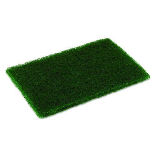 Image of Disco® MD69DISCO Medium Duty Scouring Pad, 6 X 9, Green, 10/pack, 6 Packs/carton