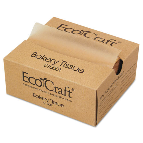 Image of Bagcraft 10001 Ecocraft Interfolded Dry Wax Deli Sheets, 6 X 10.75, Natural, 1,000/box, 10 Boxes/carton