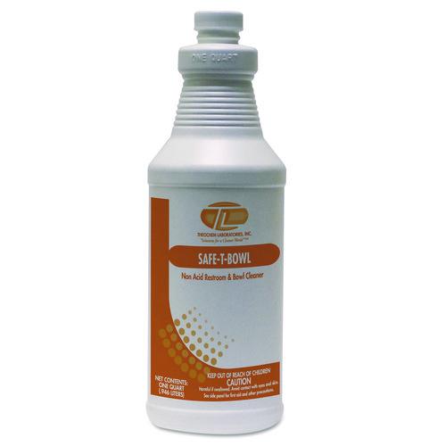 Image of Theochem Laboratories 500689 Safe-T-Bowl Liquid Toilet Bowl Cleaner, 32 Oz Bottle, 12/carton