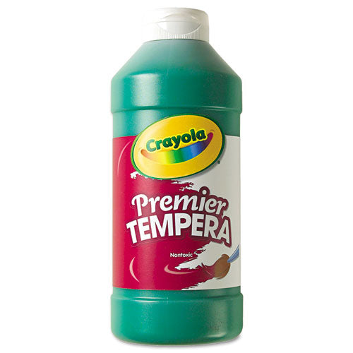 Image of Crayola® 54-1216-044 Premier Tempera Paint, Green, 16 Oz Bottle