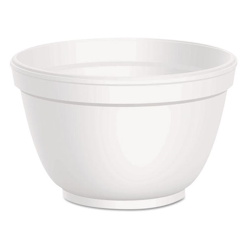 Image of Dart® 6B12 Foam Container, Squat, 6 oz, White, 50/Pack, 20 Packs/Carton