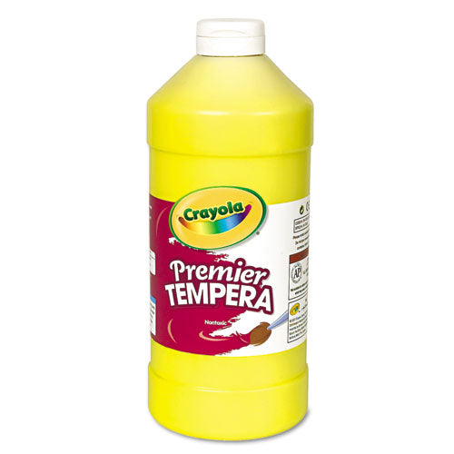 Image of Crayola® 54-1232-034 Premier Tempera Paint, Yellow, 32 Oz Bottle