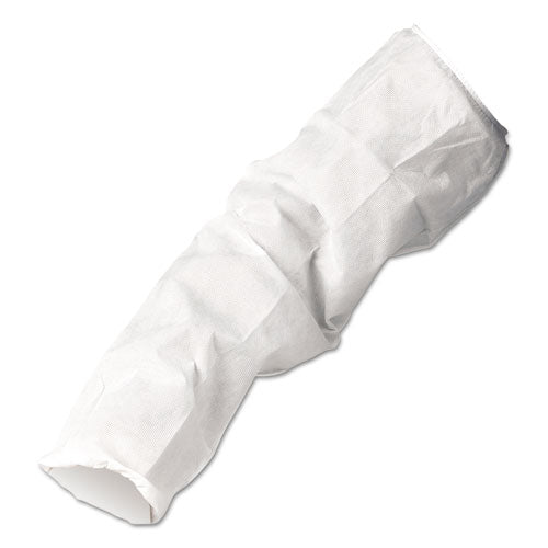 Image of KleenGuard KCC 36870 A20 Breathable Particle Protection Sleeve Protectors, One Size Fits Most, White, 200/Carton