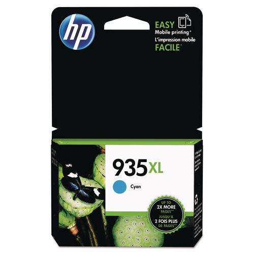 Image of HP C2P24AN#140 HP 935xl, (c2p24an) High-Yield Cyan Original Ink Cartridge