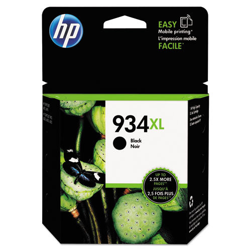 Image of HP C2P23AN#140 HP 934xl, (c2p23an) High-Yield Black Original Ink Cartridge