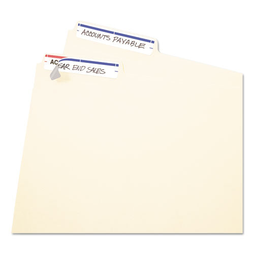 Image of Avery® 05200 Printable 4" X 6" - Permanent File Folder Labels, 0.69 X 3.44, White, 7/sheet, 36 Sheets/pack, (5200)