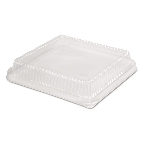 Image of HFA® HFA 321LDL Plastic Dome Lid, 10.75 x 10.19 x 1.63, Clear, 100/Carton