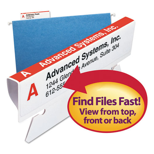 Image of Smead 64915 Viewables Hanging Folder Tabs and Labels, Label Pack Refill, 1/3-Cut, Assorted Colors, 3.5" Wide, 160/Pack