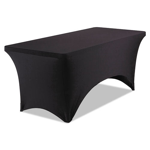 Image of Iceberg Igear Fabric Table Cover, Polyester/spandex, 30" X 72", Black