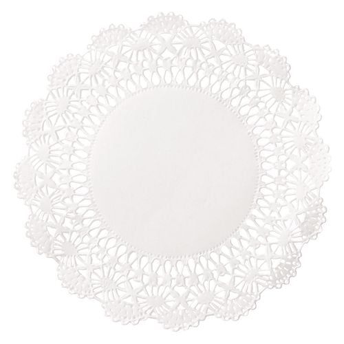 Image of Hoffmaster® 500238 Cambridge Lace Doilies, Round, 10", White, 1,000/carton