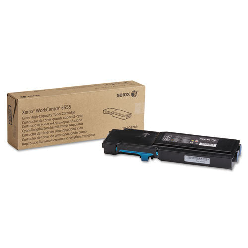 Image of Xerox® 106R02744 106r02744 Toner, 7,500 Page-Yield, Cyan