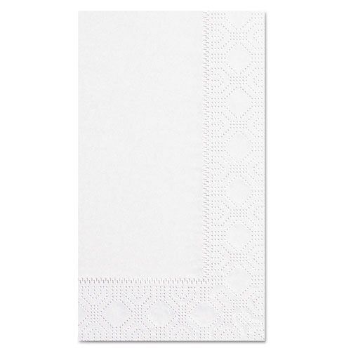 Image of Hoffmaster® 180500 Dinner Napkins, 2-Ply, 15 x 17, White, 1,000/Carton