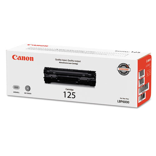 Image of Canon® 3484B001 3484b001 (crg-125) Toner, 1,600 Page-Yield, Black