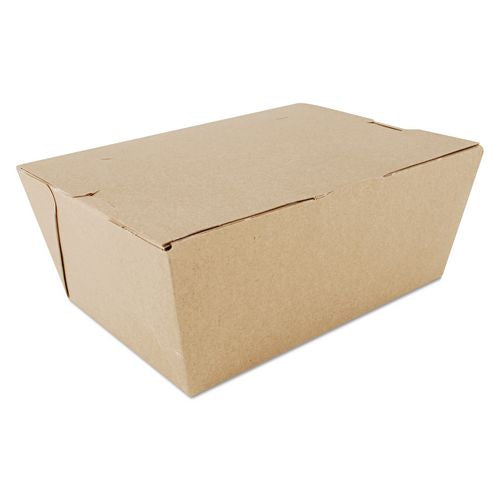 Image of SCT® SCH 0734 ChampPak Carryout Boxes, #4, 7.75 x 5.5 x 3.5, Brown, Paper, 160/Carton