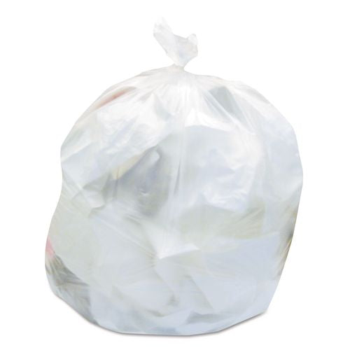 Image of AccuFit® H5645TC RC1 Linear Low Density Can Liners with AccuFit Sizing, 23 gal, 0.9 mil, 28" x 45", Clear, 50 Bags/Box, 6 Boxes/Carton