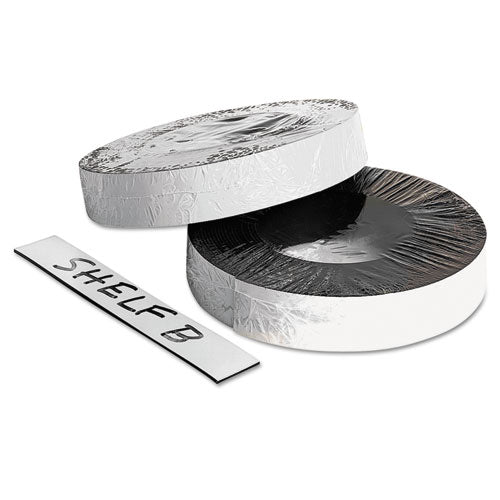 Image of ZEUS® BAU66151 Dry Erase Magnetic Label Tape, 1" x 50 ft, White