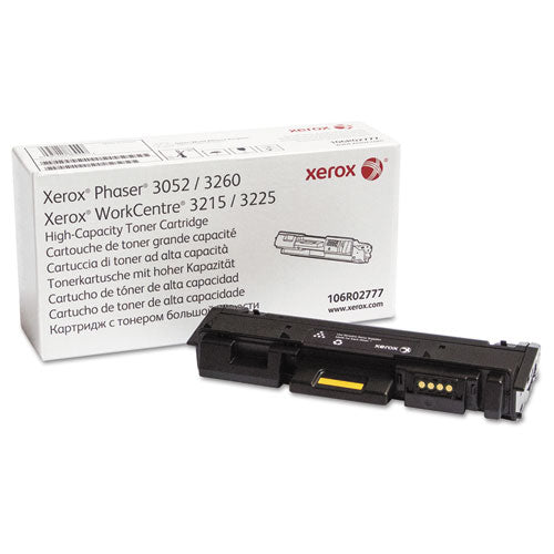 Image of Xerox® 106R02777 106r02777 High-Yield Toner, 3,000 Page-Yield, Black