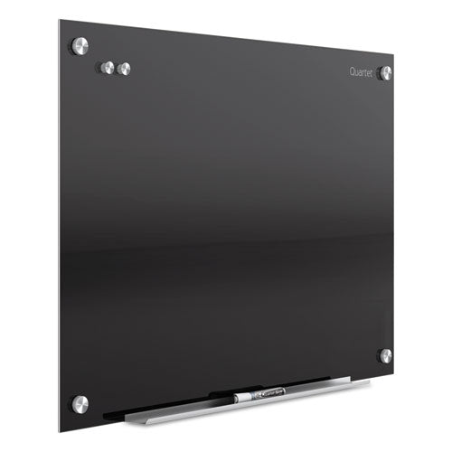 Image of Quartet® G3624B Infinity Magnetic Glass Marker Board, 36" x 24", Black Surface