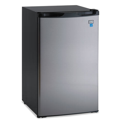 Image of Avanti RM4436SS 4.4 Cf Refrigerator, 19 1/2"w X 22"d X 33"h, Black/stainless Steel