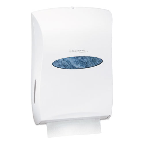 Image of Kimberly-Clark Professional 09906 Universal Towel Dispenser, 13.31 X 5.85 X 18.85, Pearl White