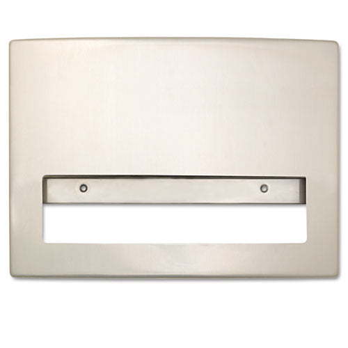 Image of Bobrick B-4221 Stainless Steel Toilet Seat Cover Dispenser, ConturaSeries, 15.75 x 2.25 x 11.25, Satin Finish