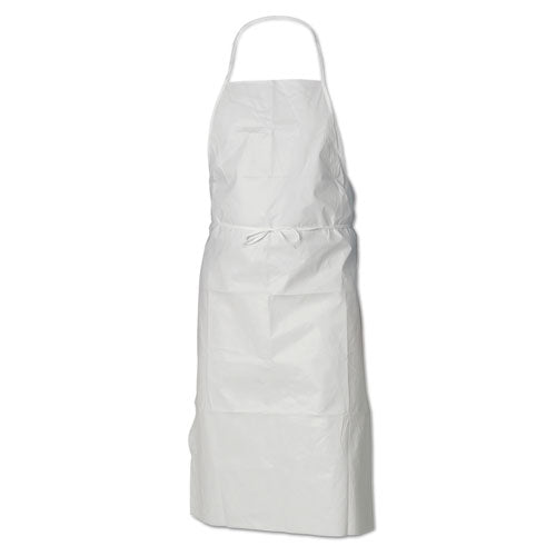 Image of KleenGuard KCC 44481 A40 Liquid/Particle Protection Apron, Film Laminate, 28 x 40, White, 100/Carton